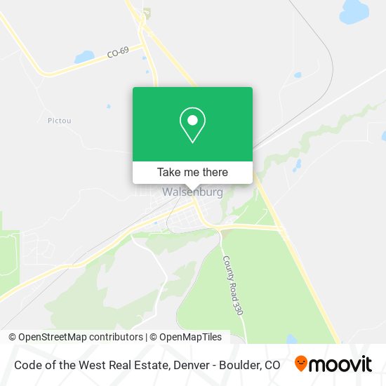 Code of the West Real Estate map