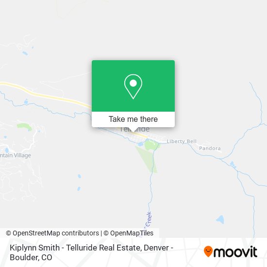 Mapa de Kiplynn Smith - Telluride Real Estate