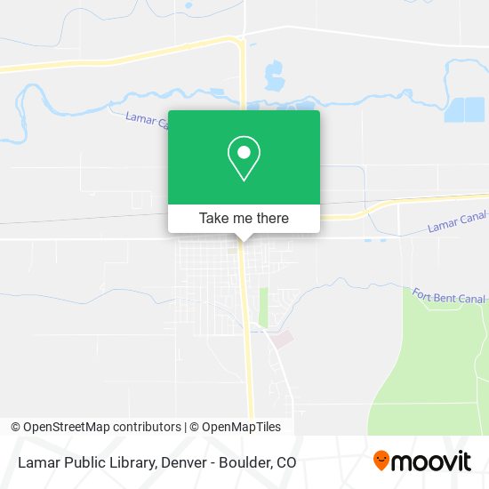 Mapa de Lamar Public Library
