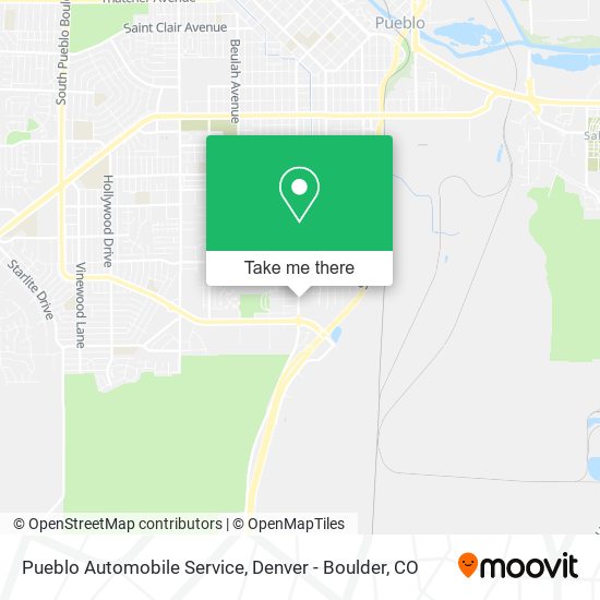 Pueblo Automobile Service map