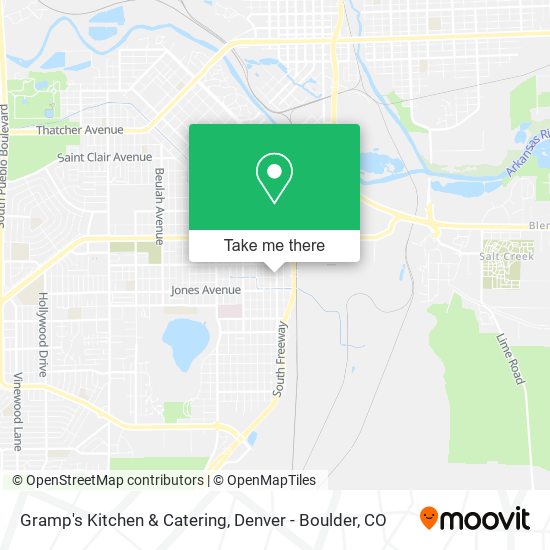 Mapa de Gramp's Kitchen & Catering