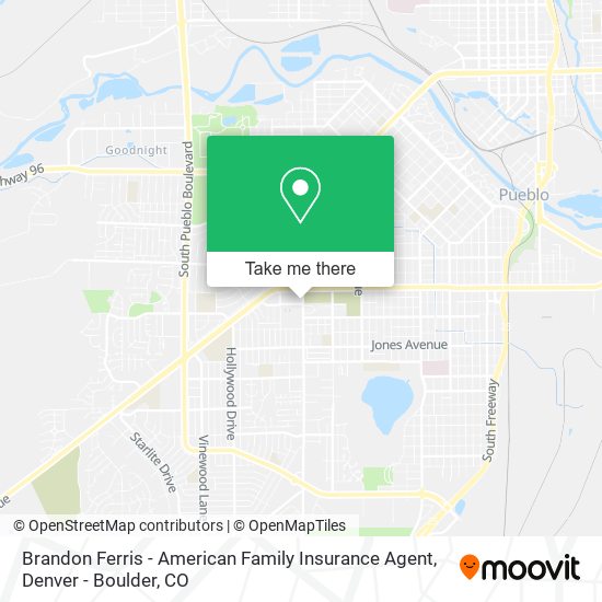 Brandon Ferris - American Family Insurance Agent map
