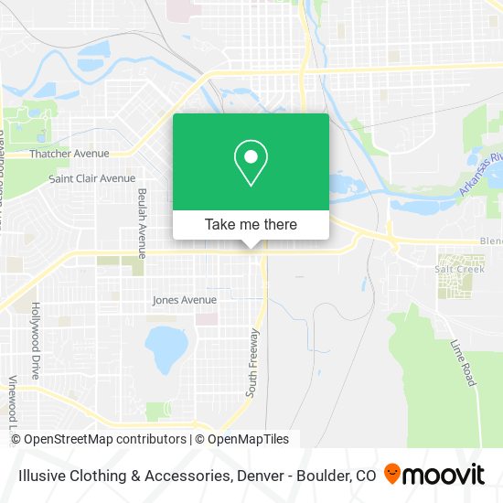 Illusive Clothing & Accessories map