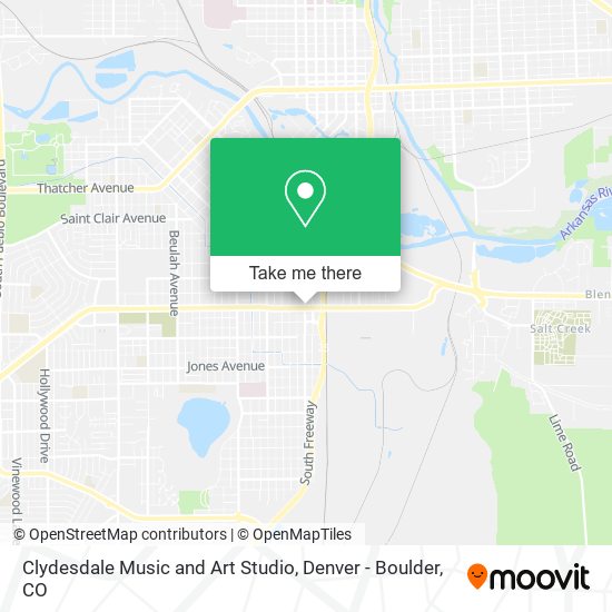 Mapa de Clydesdale Music and Art Studio