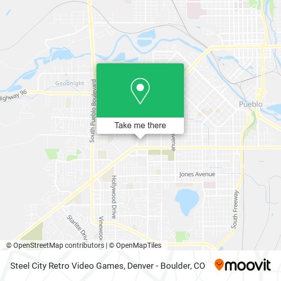 Steel City Retro Video Games map