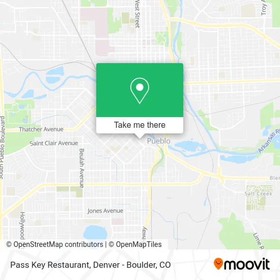 Pass Key Restaurant map