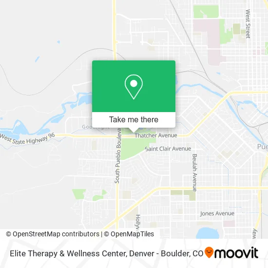 Mapa de Elite Therapy & Wellness Center