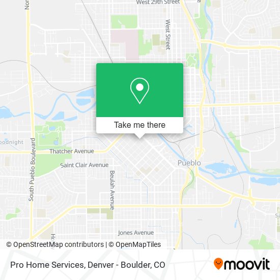 Pro Home Services map