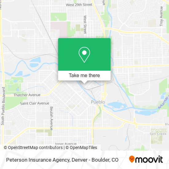 Peterson Insurance Agency map