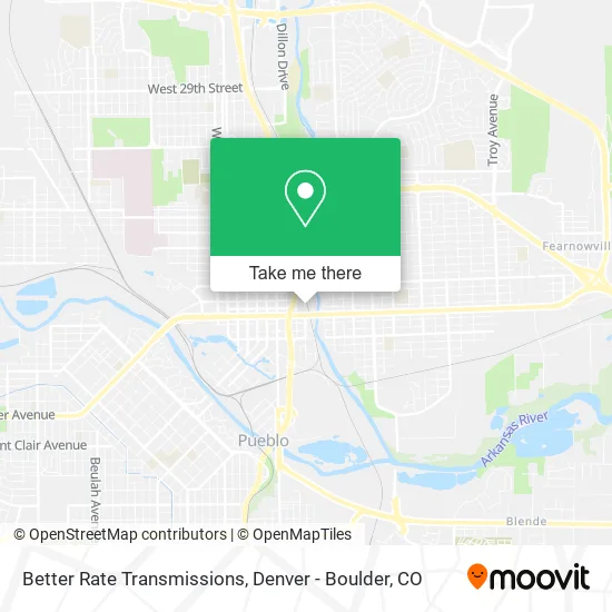 Better Rate Transmissions map