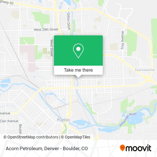 Mapa de Acorn Petroleum