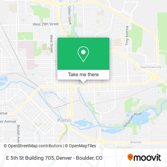 E 5th St Building 705 map