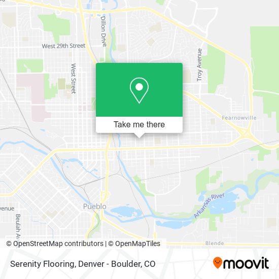 Serenity Flooring map