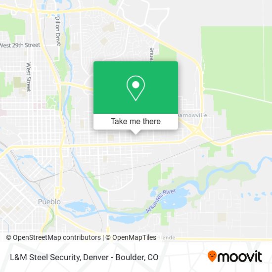 L&M Steel Security map