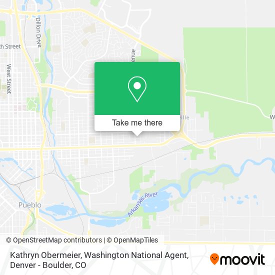 Kathryn Obermeier, Washington National Agent map