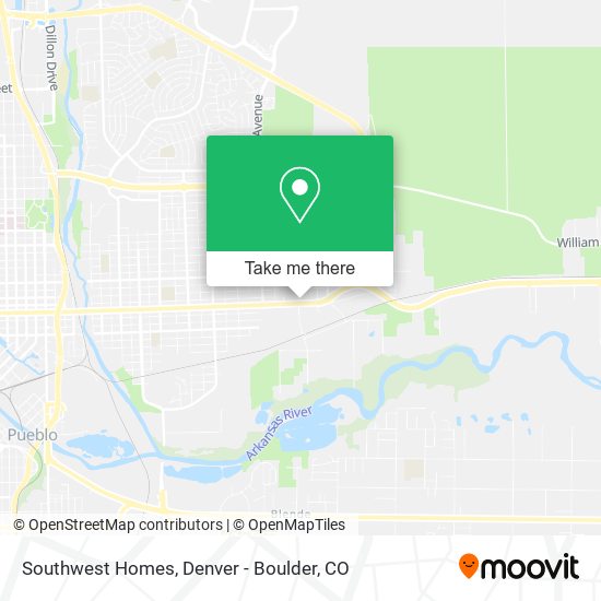 Southwest Homes map