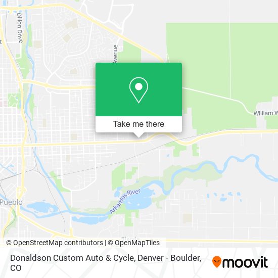 Donaldson Custom Auto & Cycle map