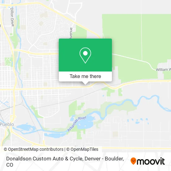 Donaldson Custom Auto & Cycle map