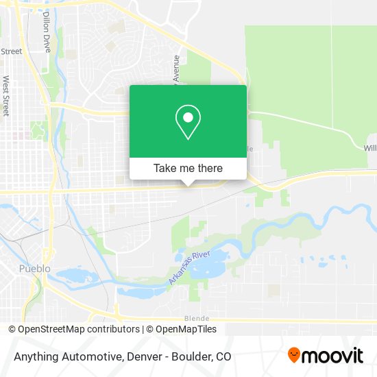 Mapa de Anything Automotive