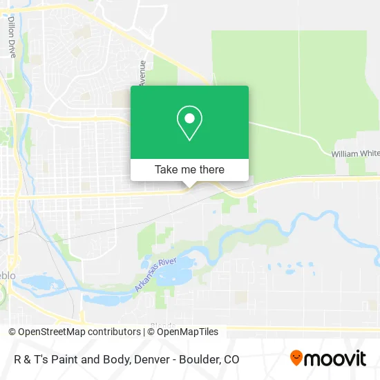 R & T's Paint and Body map