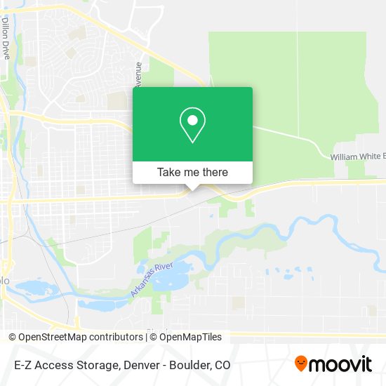 Mapa de E-Z Access Storage