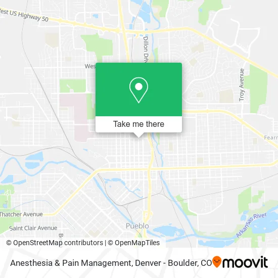 Anesthesia & Pain Management map