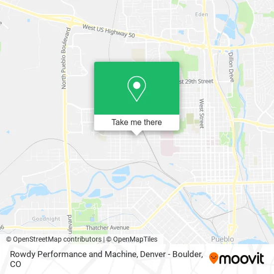 Rowdy Performance and Machine map