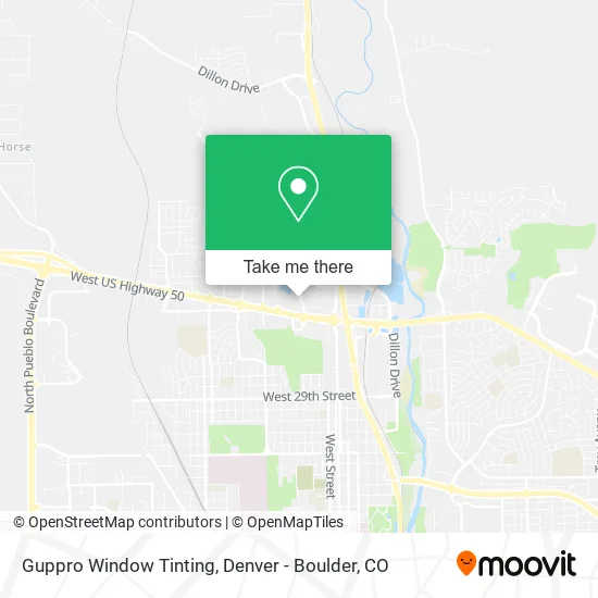 Guppro Window Tinting map