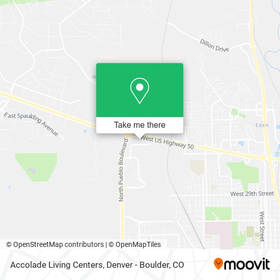Mapa de Accolade Living Centers