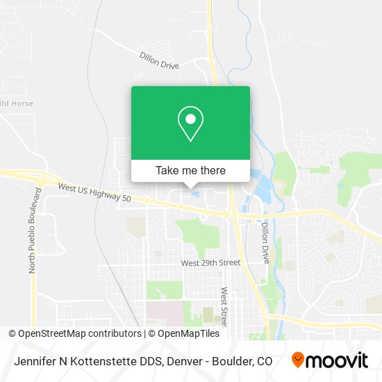 Jennifer N Kottenstette DDS map