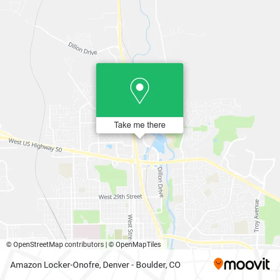 Amazon Locker-Onofre map