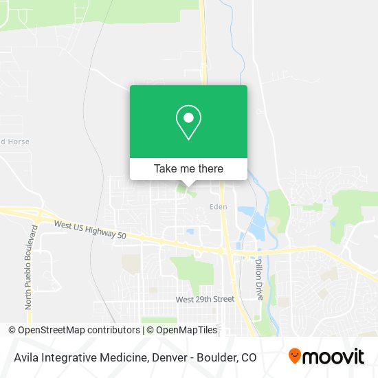 Mapa de Avila Integrative Medicine