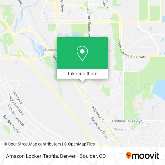 Amazon Locker-Teofila map