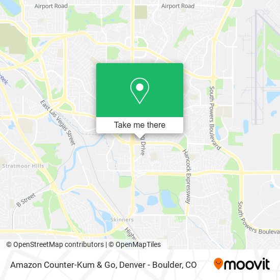 Mapa de Amazon Counter-Kum & Go