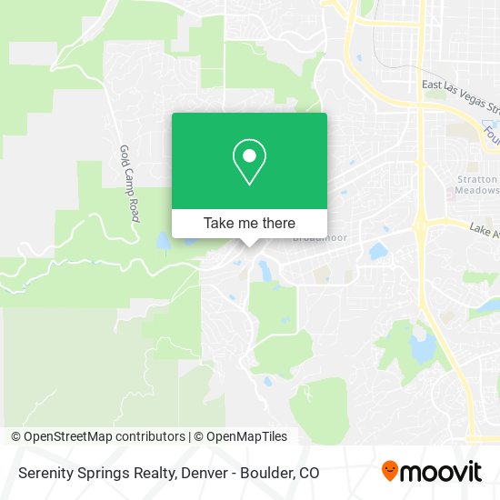 Mapa de Serenity Springs Realty