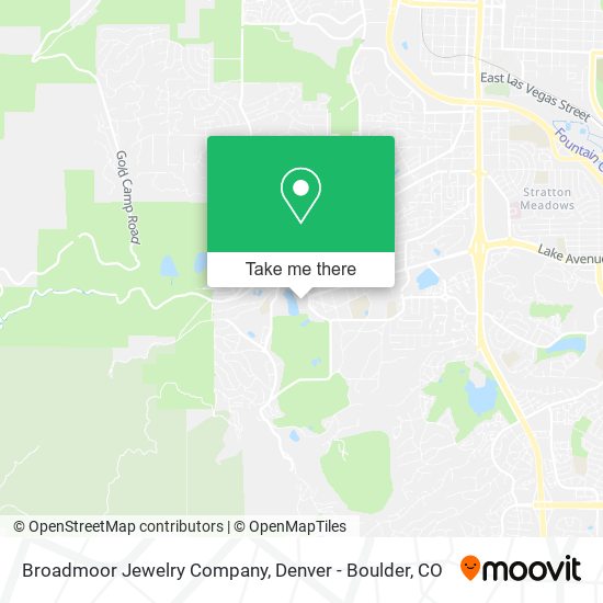 Broadmoor Jewelry Company map