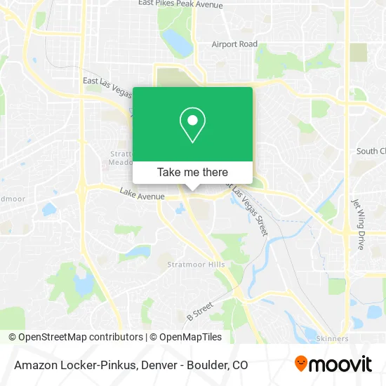 Amazon Locker-Pinkus map