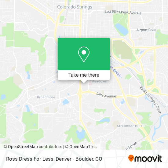 Ross Dress For Less map