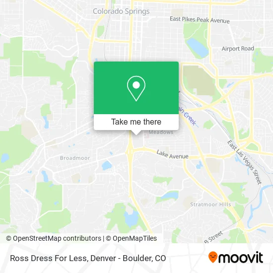 Ross Dress For Less map