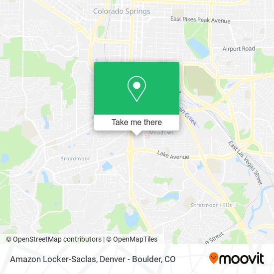 Mapa de Amazon Locker-Saclas