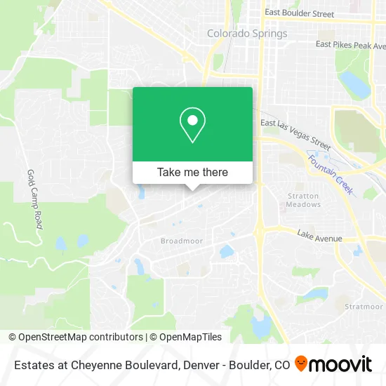 Mapa de Estates at Cheyenne Boulevard