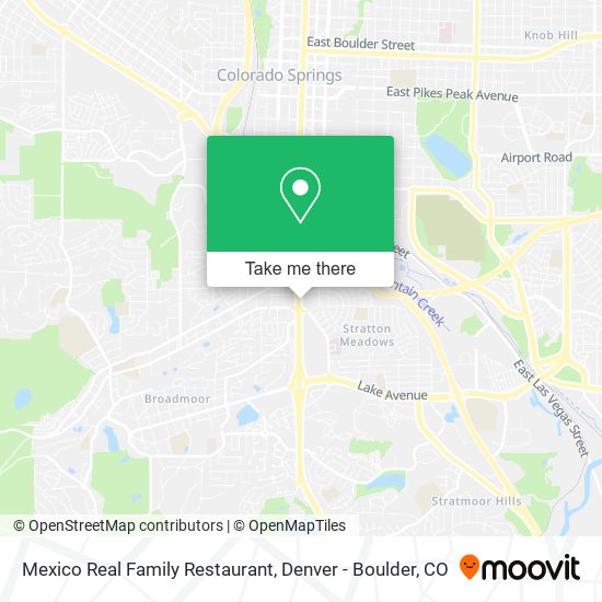 Mexico Real Family Restaurant map