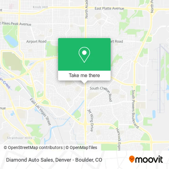 Diamond Auto Sales map
