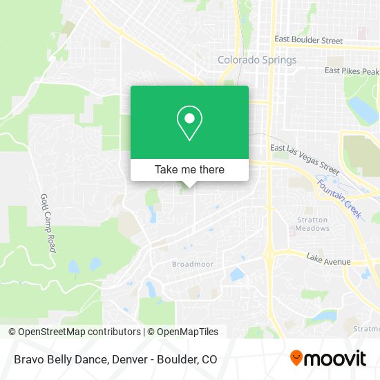 Bravo Belly Dance map