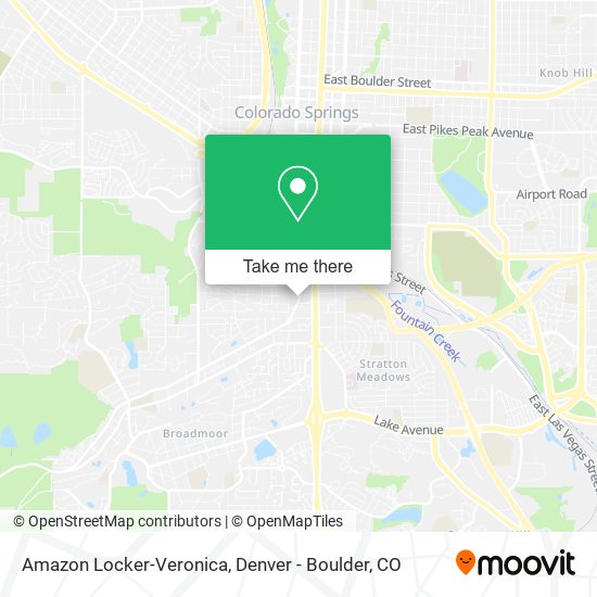 Mapa de Amazon Locker-Veronica