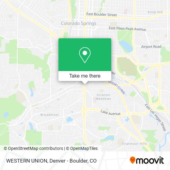 Mapa de WESTERN UNION