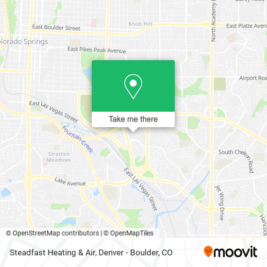 Mapa de Steadfast Heating & Air