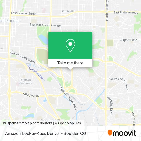 Mapa de Amazon Locker-Kuei