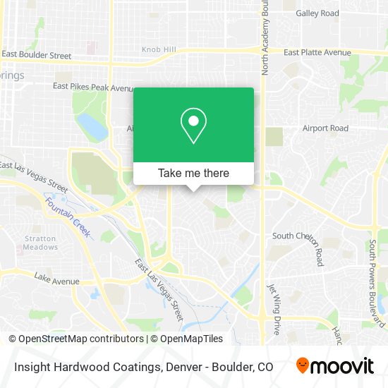 Insight Hardwood Coatings map