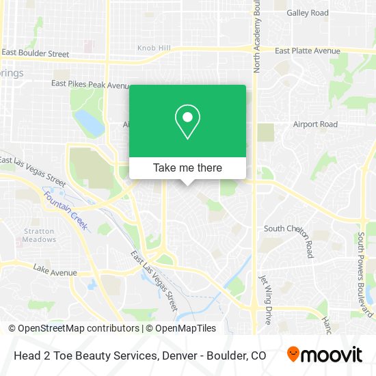 Head 2 Toe Beauty Services map